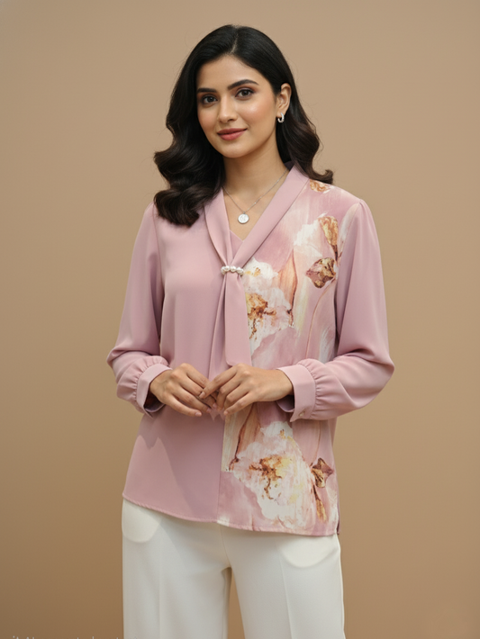 Imported Luxe Aera Floral Top