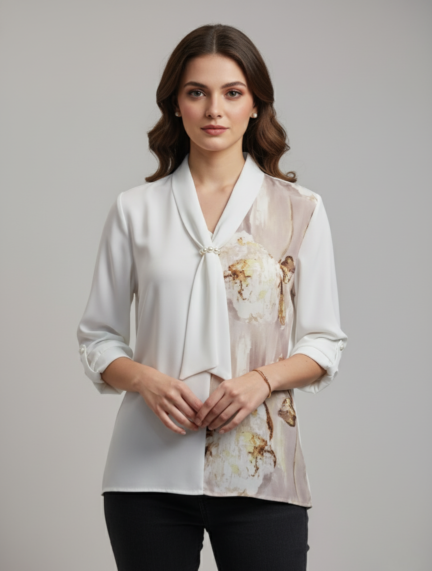 Imported Luxe Aera Floral Top