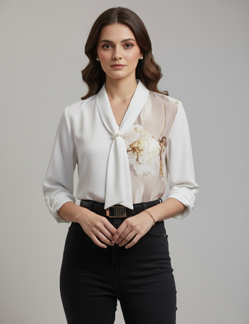Imported Luxe Aera Floral Top