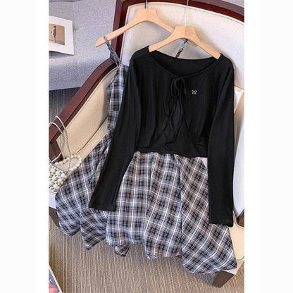 Mia Asymmetric Two Piece With Shrug