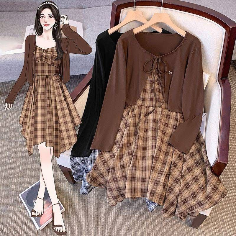 Mia Asymmetric Two Piece With Shrug