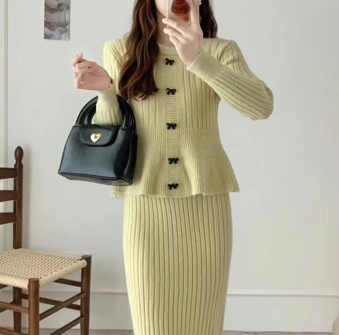 Ella Knit 2 pc with bows