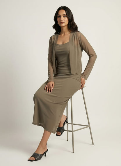 Laura 2 Piece Bodycon with Shrug