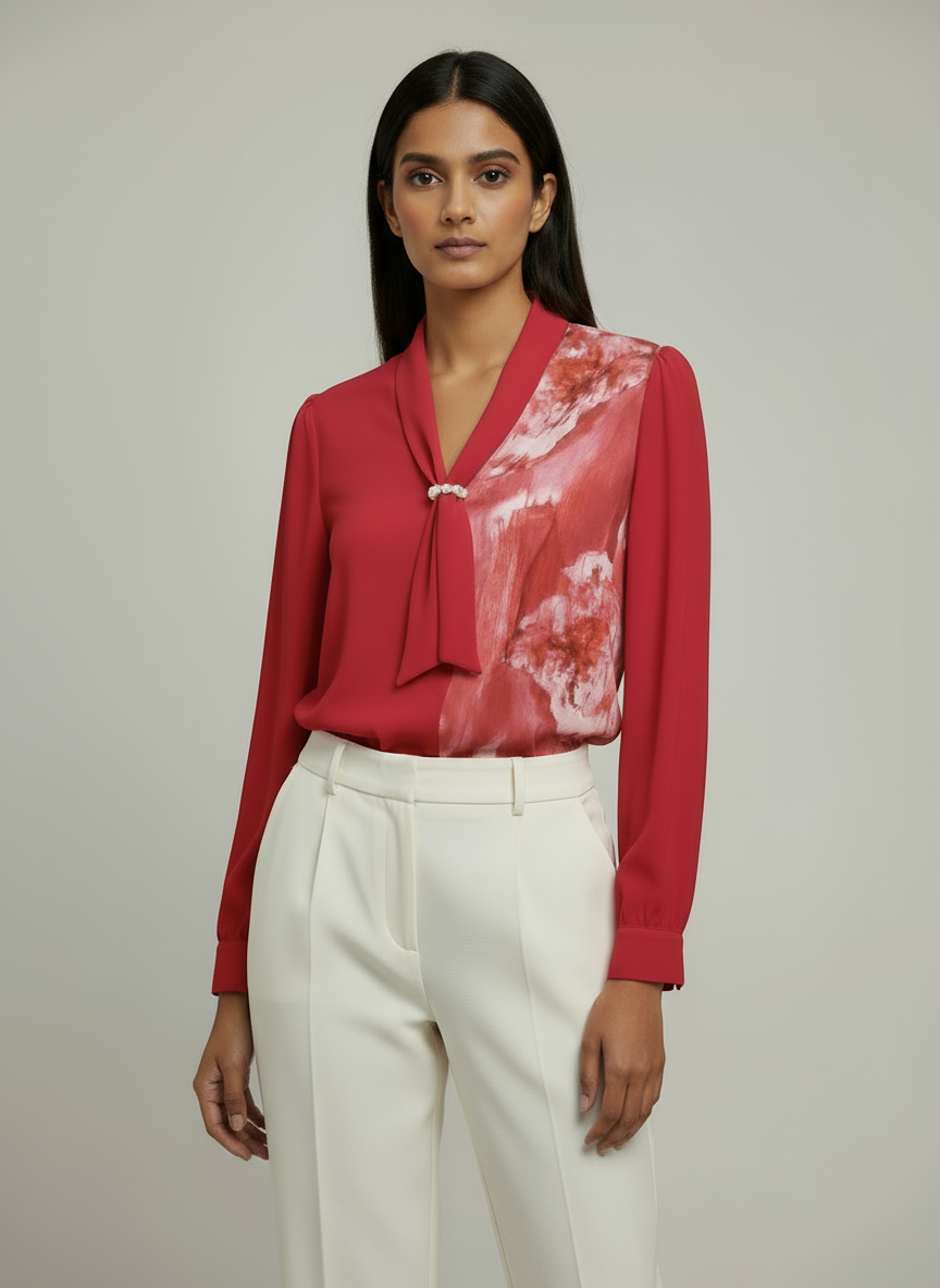 Imported Luxe Aera Floral Top