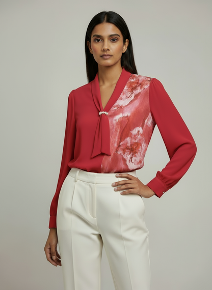 Imported Luxe Aera Floral Top