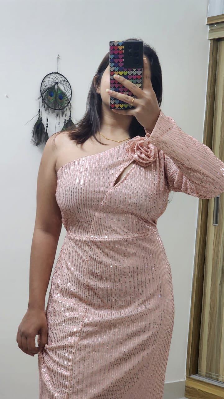 Reyza Sequined Long Maxi