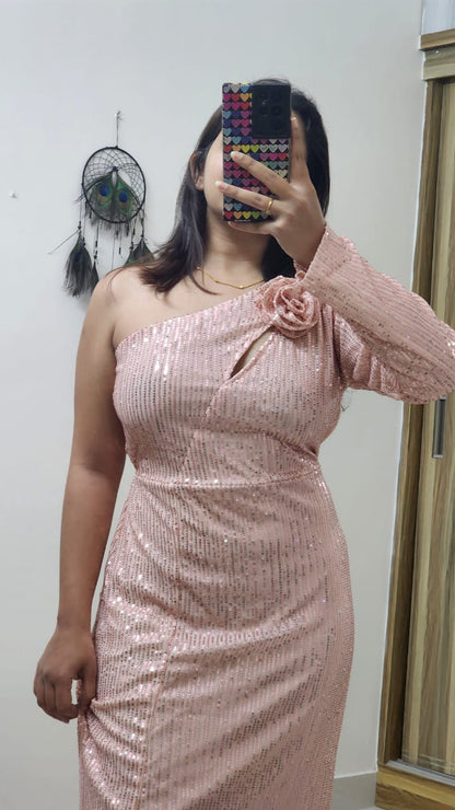 Reyza Sequined Long Maxi