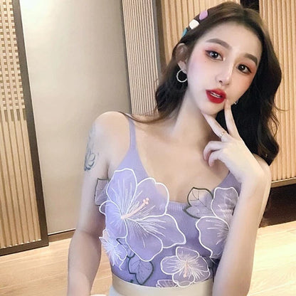 Korean Imported 3D Floral Cute Tops