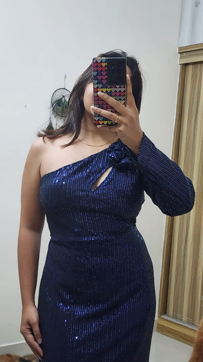 Reyza Sequined Long Maxi