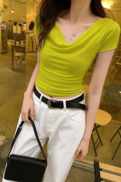 Isabella Cowl Neck Top