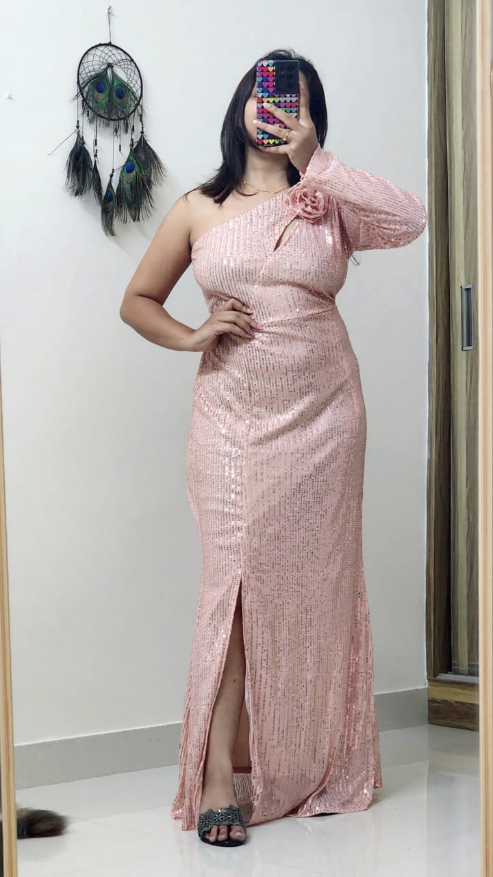 Reyza Sequined Long Maxi