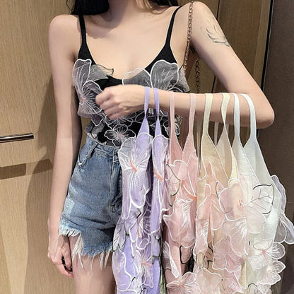 Korean Imported 3D Floral Cute Tops