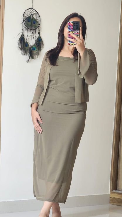 Laura 2 Piece Bodycon with Shrug